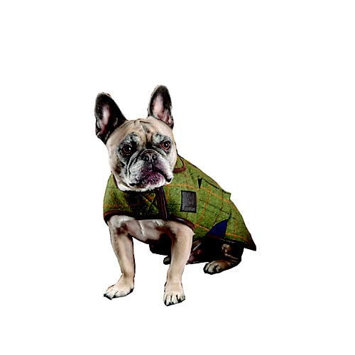Shires Digby and Fox Tweed Dog Coat Red/Yellow/Blue Check XLarge