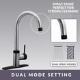 thumbnail image 3 of Westbrass KH31B-20 HotMaster 3 in 1 Single Handle Dual Waterway Kitchen Faucet, Stainless Steel, 3 of 12