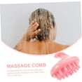 thumbnail image 2 of 1 PC Electric Massage Brush Scalp Massager Brush Silicone Scalp Massager Silicone Hair Brush Shampoo Hair Scalp Massager Dandruff Anti- Dandruff Device Scalp Care Comb Cellulite, 2 of 5