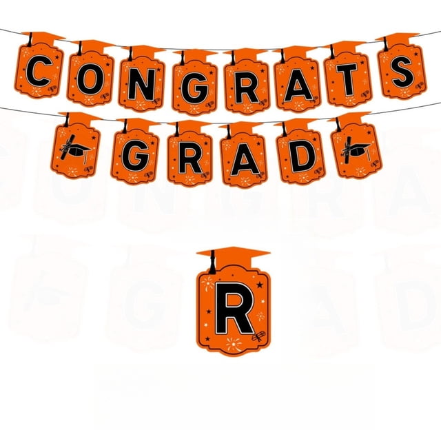 Pancarta de graduación Clase de 2026 ¡Felicidades Graduado! Decoraciones Guirnalda de papel colgante para fiestas Decoración para ceremonias de graduación en interiores y exteriores