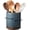 Dusty Blue, variant on Utensil Holder, 360° Rotating Extra Large Ceramic Kitchen Utensil Holder for Countertop, 7.3“ Cooking Utensil Crocks for Kitchen Counter with Rotatable Wooden Base, Farmhouse Decor, Dusty Blue
