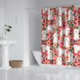 thumbnail image 2 of Bichon Frise Dog and Pioneer Flower Shower Curtain 84"x72" ,Bathroom Decorative Shower Curtains Set with 12 Hooks,Modern Waterproof Washable Shower Curtain, 2 of 6