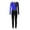 Blue, variant on Kids Girls Unitard Long Sleeve Full Body Leotard Gymnastics Ballet Dance Performance Jumpsuit Purple 10
