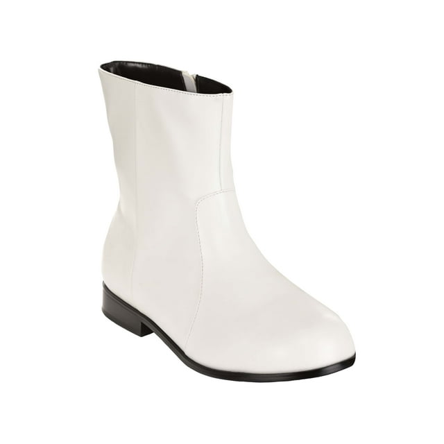 Bottes de Costume Blanches des Années 70 pour Adulte