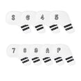 thumbnail image 2 of 9 Piezas de Fundas para Cabezas de Hierro de Golf, Fundas para Cuñas de Golf, Protectores de Palos de Golf para Exteriores, Putters, Entusiastas,, 2 of 9