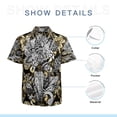 thumbnail image 7 of High Quality Hawaiian Shirts for Men Short Sleeve Aloha Beach Shirt Floral Summer Casual Button Down Shirts Blouses DNCHTZ, 7 of 7