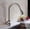 Nickel, variant on Kitchen Sink Faucet for Bar Farmhouse Commercial, Chrome/Nickel Sink Mixer Tap, Pull Out Kitchen Faucet, 360 Degree Rotation Kitchen Mixer Taps Kitchen Tap