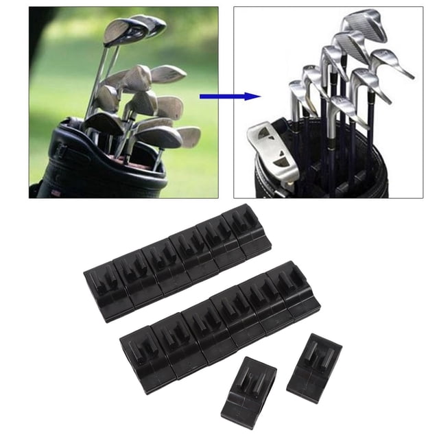 Club Putter Holder Clamp, Club Holder Organizing Clamp 14pcs Multi Purpose Plastic for Game