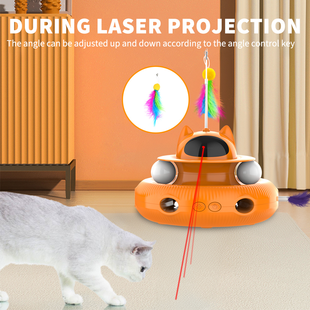 Cornmi 4-in-1 Interactive Cat Toy, USB Rechargeable photo 8