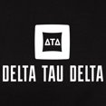 thumbnail image 3 of CafePress - Delta Tau Delta White Stacked Signature T Shirt - Women's Traditional Fit Dark T-Shirt, 3 of 4