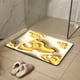 thumbnail image 1 of Alfombrilla de suelo de diatomeas suave con diseño de flores pequeñas y visión 3D para baño, antideslizante, para césped líquido, 1 of 4