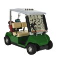 thumbnail image 1 of Fashionable Mini Golf Cart Clock with Multifunctional Features - Displays Year, Time, Month, Date, Day & Temperature, 3 Settings, Birthday Reminder, Music Mode - Zinc Alloy Decorative, 1 of 5