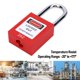 thumbnail image 5 of M Buder Juego de 10 Candados de Seguridad LOTO Rojos de Nylon PA con 20 Llaves (24 cm / 9.4 inches), 5 of 9