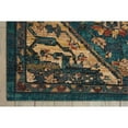 thumbnail image 3 of Pemberly Row Modern 96" x 126" Fabric Indoor Rug in Teal Blue, 3 of 5