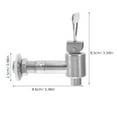 thumbnail image 4 of FOMIYES Beverage Dispenser Tap with Stable Valve for Precise, Easy Pouring - Plated Design for Home and Party Use, 4 of 7