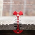thumbnail image 1 of YAOMOBB Deck Pegs 5 Piece D Buckle Design Fishbone Tent Pegs Quick Release Windproof Compact Size with Spring for Tent Stakes Wind Rope Deck Pegs, 1 of 4