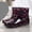 Black, variant on Women's Ankle Rain Boots Waterproof PVC Polka Dot Pattern Round Toe Thick Sole Short Booties Outdoor Wet Weather Garden Shoes Fall Winter Botines Mujer