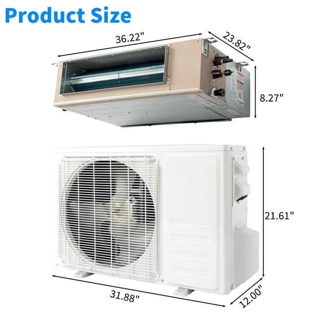 Ktaxon 17000 BTU Mini Split | Room ACs for HVAC suppliers