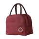 thumbnail image 1 of Cateissary Fiambrera para niños y adultos, bolso de mano de Color sólido a la moda, contenedor de organización, bolsas térmicas para Picnic Almacenamiento y organización del hogar Rojo, 1 of 6