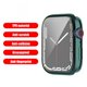 thumbnail image 4 of Cubierta protectora de reloj inteligente Revestimiento de TPU para Apple Watch 7 (Verde oficial) Likrtyny Para estrenar, 4 of 8