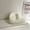 white, variant on Coarse Knit Pineapple Patterned Woolen Hat Ins, Versatile In Winter, Big Head Circumference, Klein Blue Hat, Trendy And Small Face For Women