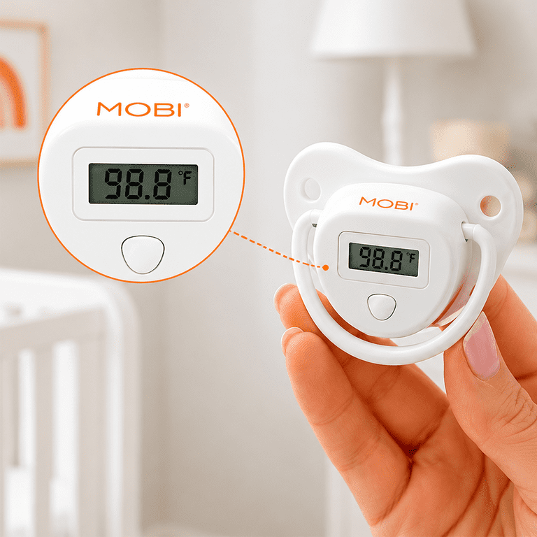 MOBI Digital Pacifier Thermometer for Infants photo 2