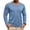 Light Blue, variant on Mens Tops Crewneck Long Sleeve Loose Fitted Breathable Basic Tee Shirts Daily Wear Raglan Casual Tops
