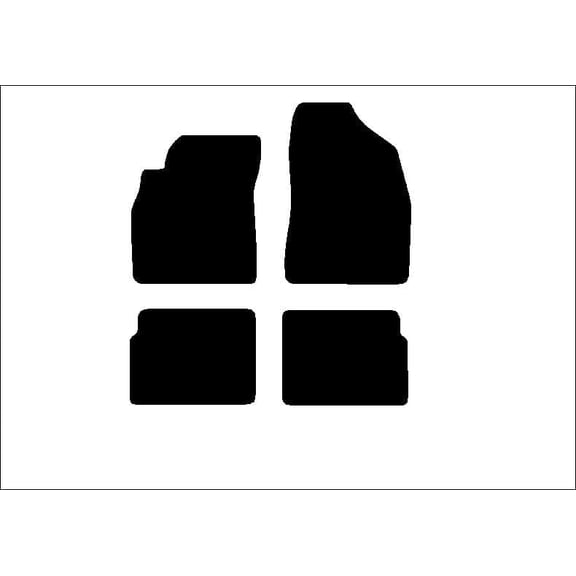 Auto Mats and Accessories 4 Piece Set Custom Carpeted Floor Mats Compatible with 2006-2011 Chevy HHR (Black) Made in The USA