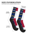 thumbnail image 3 of Mens Womens North Carolina Flag Hiker Cushion Crew Socks, 3 of 7