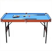 HLC 55 In. Folding Space Saver Pool Billiard Table