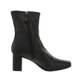 thumbnail image 2 of Aerosoles Womens Miley Faux Leather Block Heel Mid-Calf Boots, 2 of 3