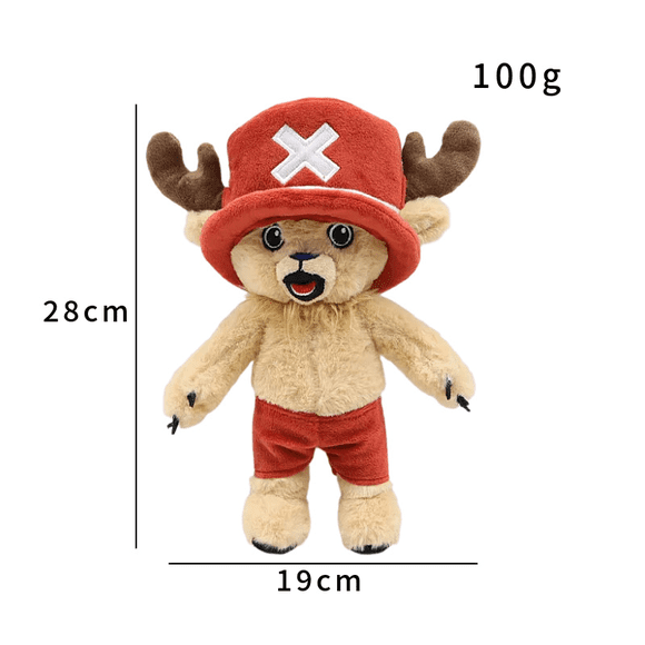 Tony Tony Chopper Inspired Plush Toy, 11 Inch Soft Stuffed Figure, One Piece Themed Collectible Doll for Fans