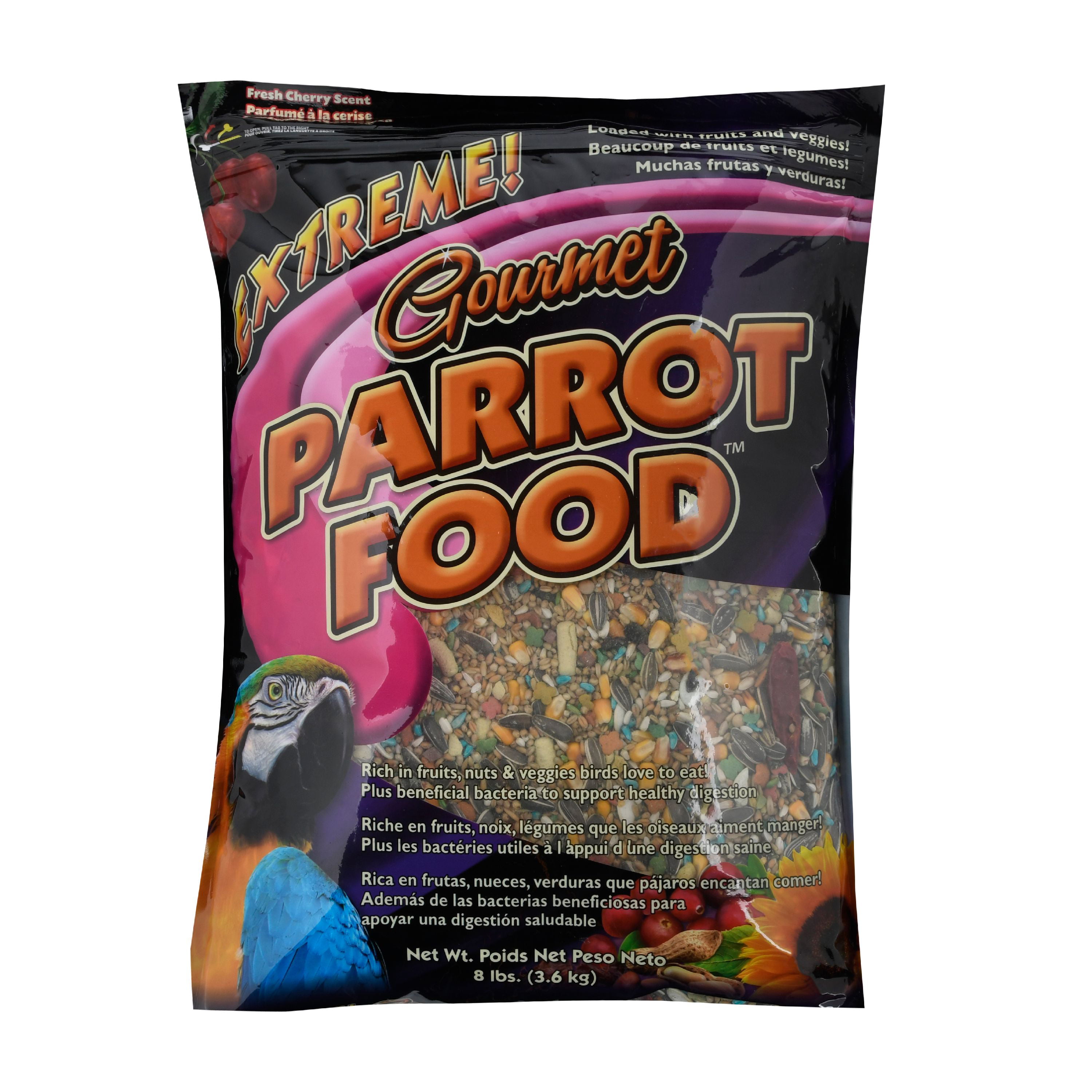 gourmet parrot food