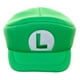 thumbnail image 2 of Gorra Bioworld Super Mario Bros Luigi L Patch, boina verde para adulto, 2 of 6