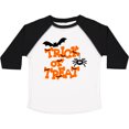 thumbnail image 3 of Inktastic Halloween Trick-or-treat with Spider and Bats Boys or Girls Toddler T-Shirt, 3 of 5