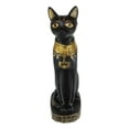 thumbnail image 2 of Ebros Egyptian Cat Goddess Bastet Seated With Hieroglyphs Base Figurine, 2 of 6