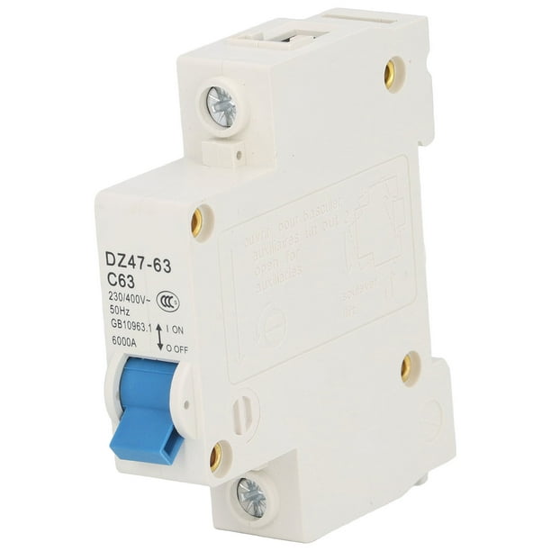 Miniature Circuit Breaker, 6000A Breaking Capacity 1P Residual Current