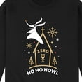 thumbnail image 3 of The Nightmare Before Christmas - Ho Ho Howl - Men's Crew Neck Fleece Pullover, 3 of 5