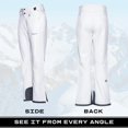thumbnail image 2 of Pantalón de nieve aislante para mujer Arctix, blanco, talla XS, 2 of 5