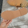 thumbnail image 5 of Mostsola Womens Sandals Open Toe Slingback Flats Summer Beach Shoes Braided Strap Beaded Sandals, 5 of 9