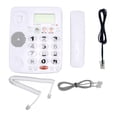 thumbnail image 2 of Desktop Landline Phone, Dual Port Corded Telephone Clear Sound With Mute Function, Volume Adjustable Corded Phone For Home, Office, Hotel, 2 of 8