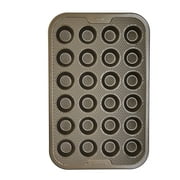 Sweet Creations Textured Nonstick Mini Muffin/Cupcake Pan, 24 Cup
