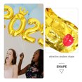 thumbnail image 3 of FENGGUIQU PVC 2025 Number Balloons Golden Color for Graduation and New Year Party Decorations, 3 of 8