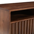 thumbnail image 3 of Jofran Ryder 70" Modern Fluted Door Solid Wood Console Storage TV Stand Cabinet, 3 of 5