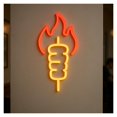 thumbnail image 2 of Letrero De Neón Fire Kebab Con Luz LED Regulable, Alimentación USB Para Restaurantes De Comida Rápida, Cocinas, Barbacoas Y Decoración De Fiestas 38cm, 2 of 3