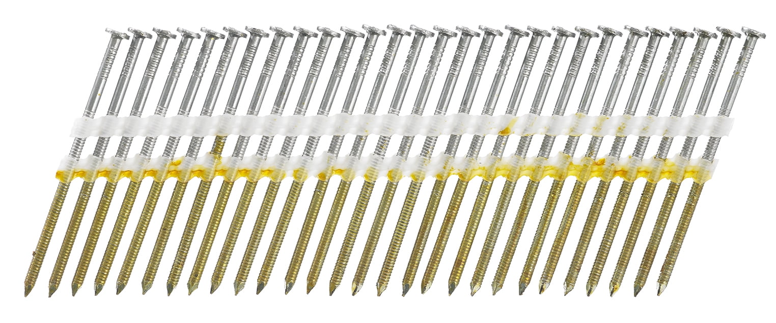 Senco HL27ASBS 3" 20° Angled Strip Full Round Head Ring Shank Plastic Collated Hot Dipped