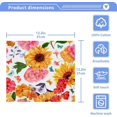 thumbnail image 5 of Dreamtimes 6 PCS Sunflowers & Butterfly Washcloths, 12 X 12 Inches Cotton Wash Cloths, Highly Absorbent and Soft Face Towels for Bathroom,Gym,Hotel and Spa, 5 of 7