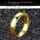 thumbnail image 3 of Anillo de pareja de acero de titanio liso para mujer, anillo de cola con personalidad que no se decolora, 18 quilates S925, 3 of 5