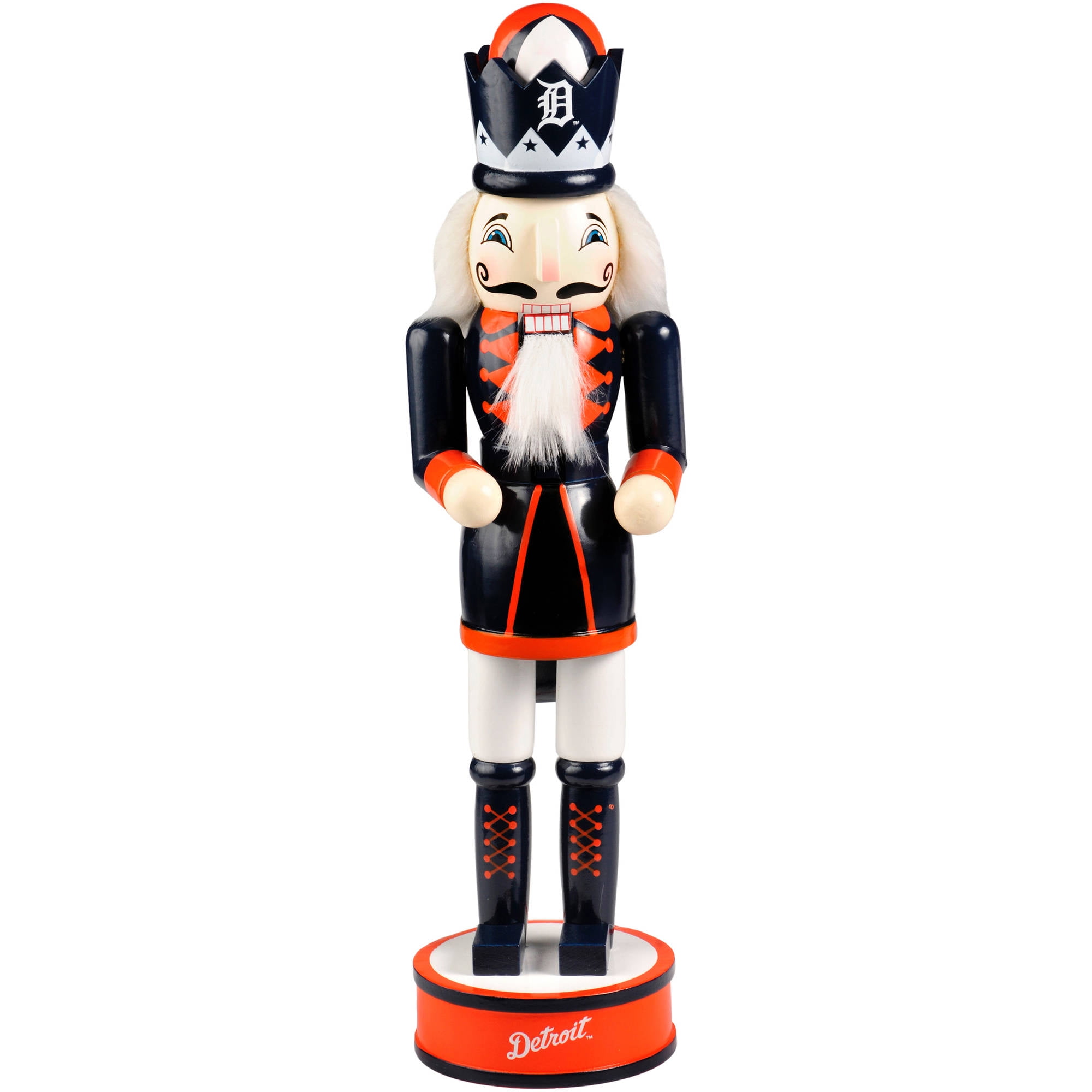 Forever Collectibles MLB 14" Wooden Nutcracker, Detroit Tigers