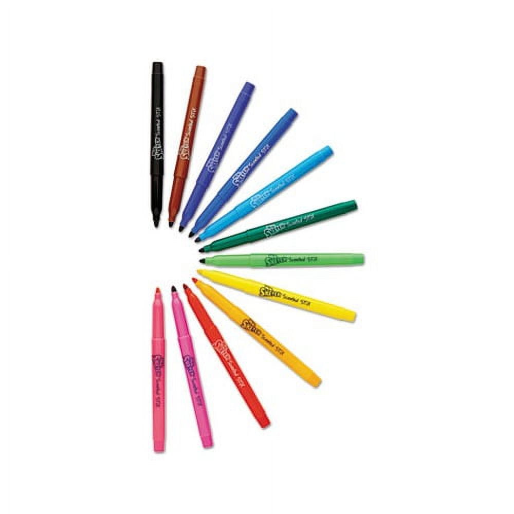 Mr Sketch Premium Scented Stix Non-Toxic Watercolor Marker School Pack,  Fine Tip, Assorted Colors, Set of 216